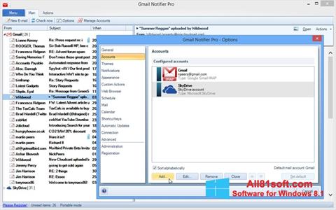 Ekran görüntüsü Gmail Notifier Windows 8.1