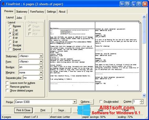 Ekran görüntüsü FinePrint Windows 8.1