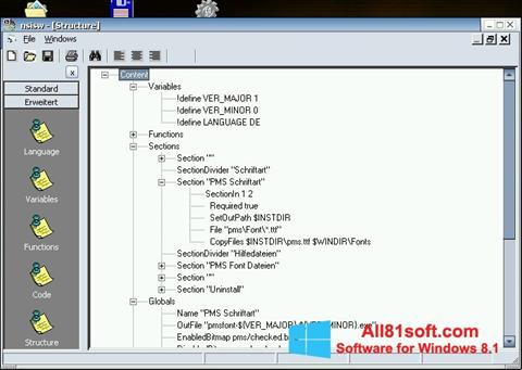 Ekran görüntüsü NSIS Windows 8.1
