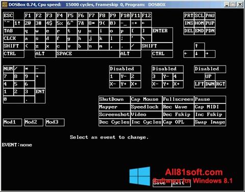 Ekran görüntüsü DOSBox Windows 8.1