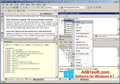 Ekran görüntüsü Reflector Windows 8.1