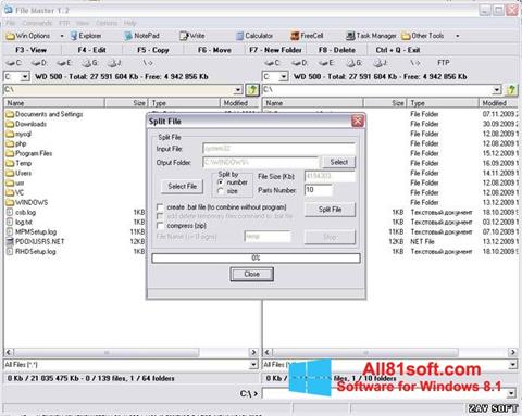 Ekran görüntüsü File Master Windows 8.1