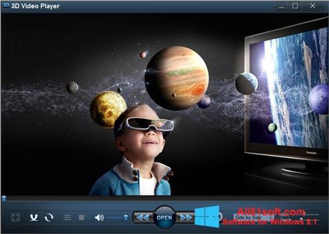 Ekran görüntüsü 3D Video Player Windows 8.1