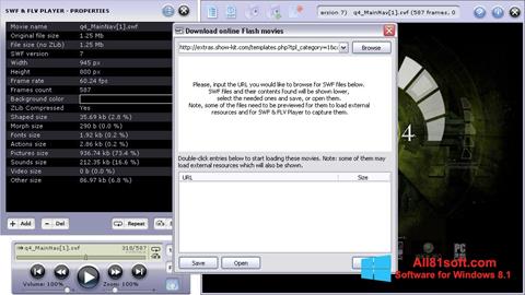 Ekran görüntüsü FLV Player Windows 8.1