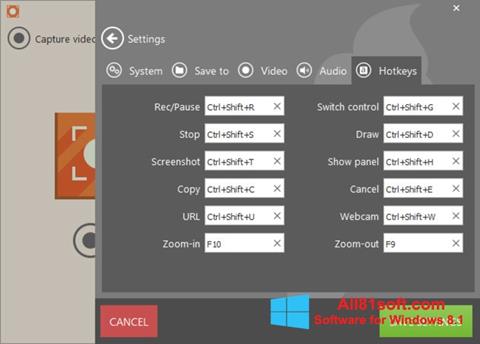 Ekran görüntüsü Icecream Screen Recorder Windows 8.1