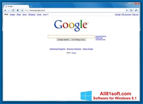 Ekran görüntüsü Google Chrome Beta Windows 8.1