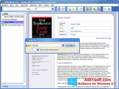 Ekran görüntüsü All My Books Windows 8.1