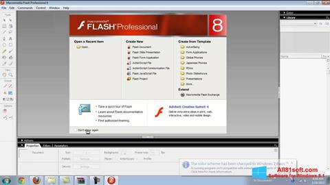 Ekran görüntüsü Macromedia Flash Player Windows 8.1