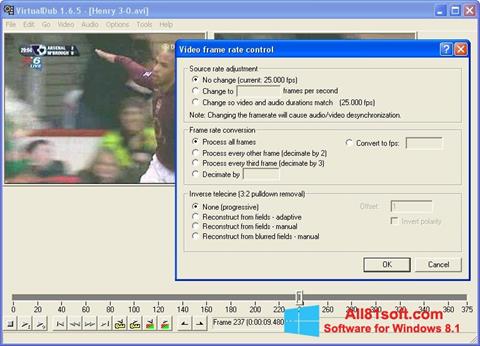 Ekran görüntüsü VirtualDubMod Windows 8.1