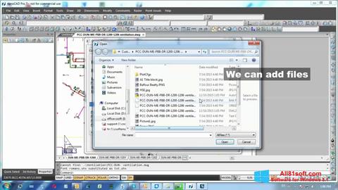 Ekran görüntüsü nanoCAD Windows 8.1