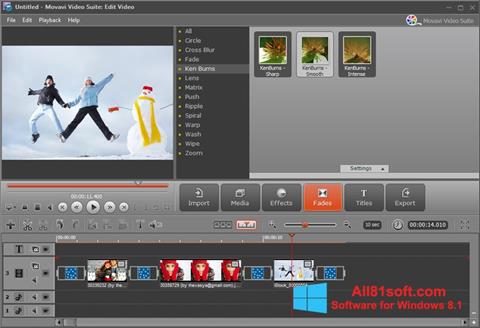 Ekran görüntüsü Movavi Video Suite Windows 8.1