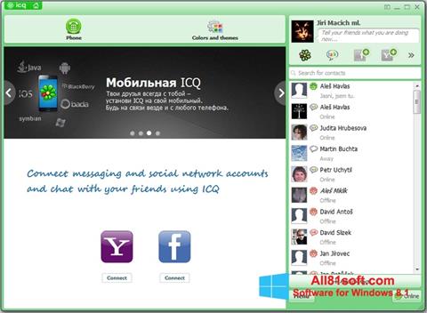 Ekran görüntüsü ICQ Windows 8.1