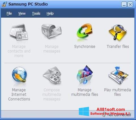 Ekran görüntüsü Samsung PC Studio Windows 8.1