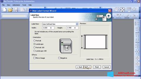 Ekran görüntüsü BarTender Windows 8.1