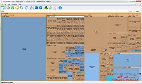 Ekran görüntüsü SpaceSniffer Windows 8.1