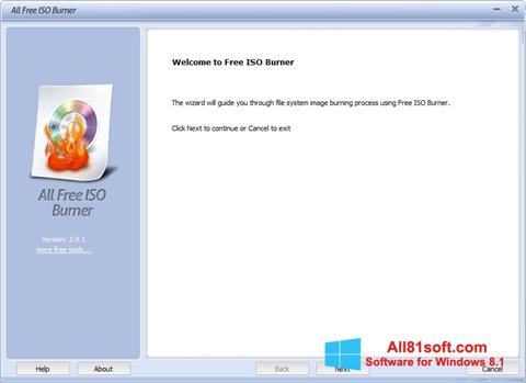 Ekran görüntüsü ISO Burner Windows 8.1