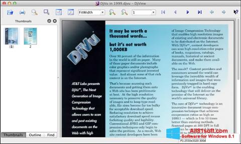 Ekran görüntüsü DjView Windows 8.1