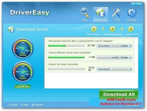 Ekran görüntüsü Driver Easy Windows 8.1