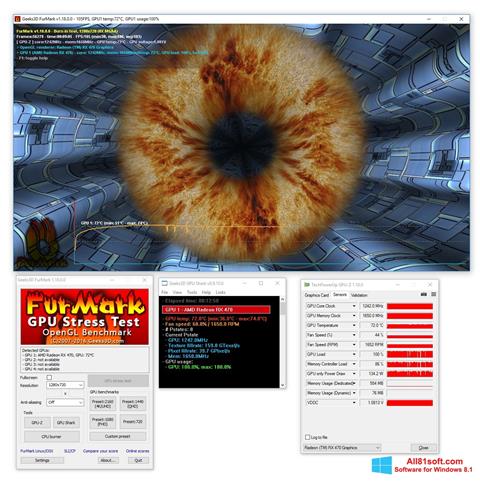 Ekran görüntüsü FurMark Windows 8.1