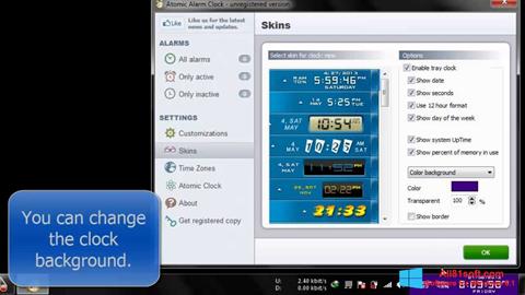 Ekran görüntüsü Atomic Alarm Clock Windows 8.1