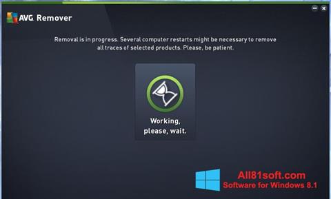 Ekran görüntüsü AVG Remover Windows 8.1