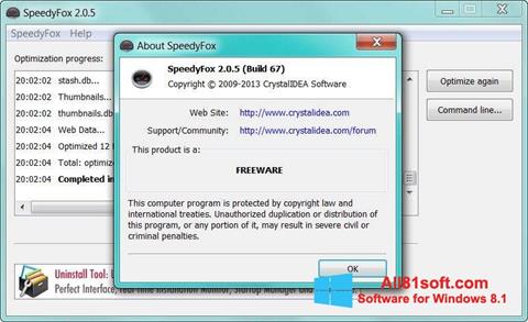 Ekran görüntüsü SpeedyFox Windows 8.1