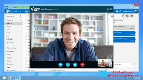 Ekran görüntüsü Skype Windows 8.1