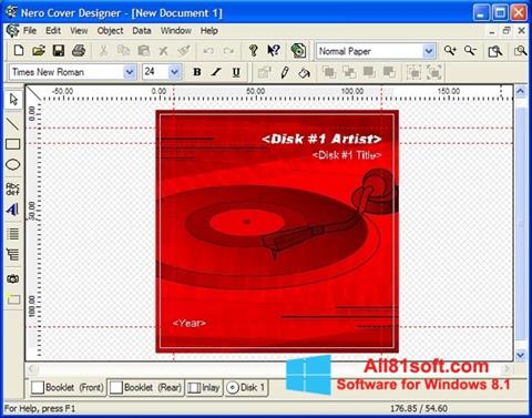 Ekran görüntüsü Nero Cover Designer Windows 8.1