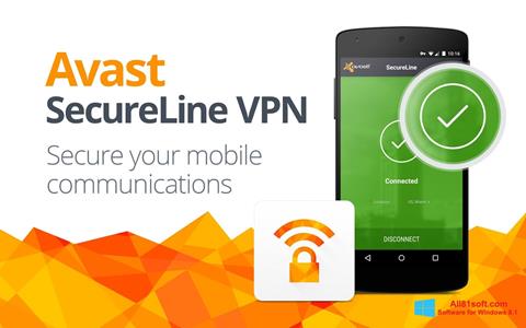 Ekran görüntüsü Avast SecureLine VPN Windows 8.1